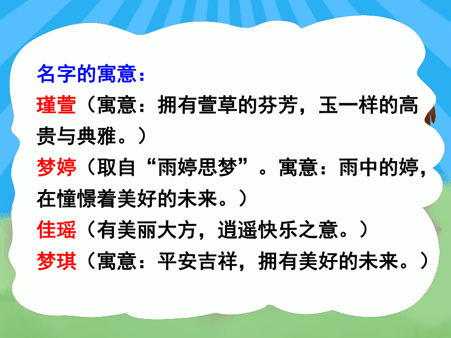 2020部编版三年级上册语文《口语交际：名字里的故事》课件.pptx_第1页