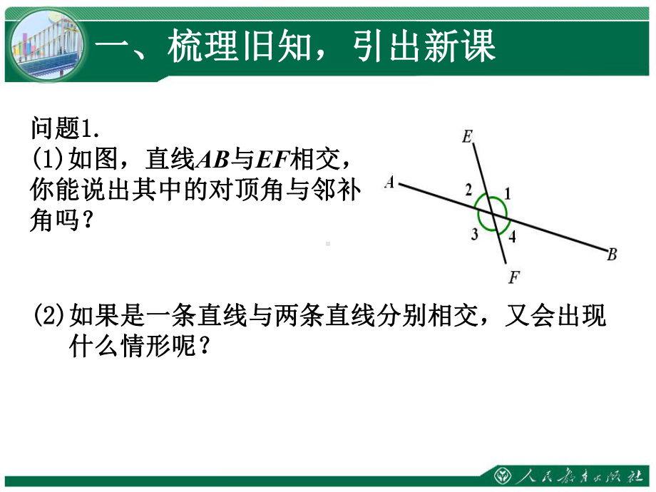 相交线（第3课时）同位角内错角同旁内角学习培训课件.ppt_第2页