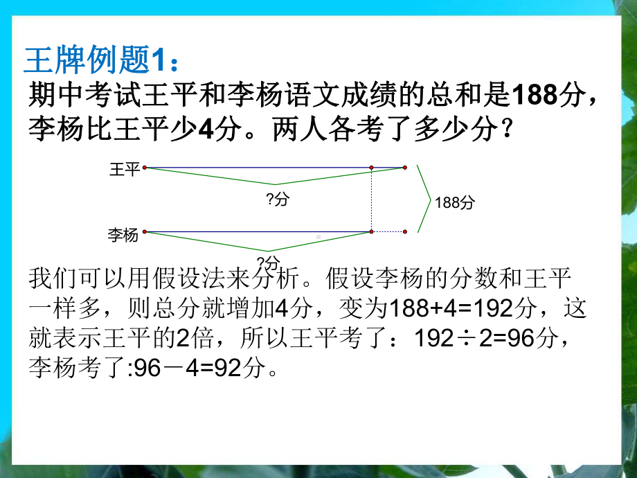 四年级下册数学课件和差问题北师大版共.ppt_第3页