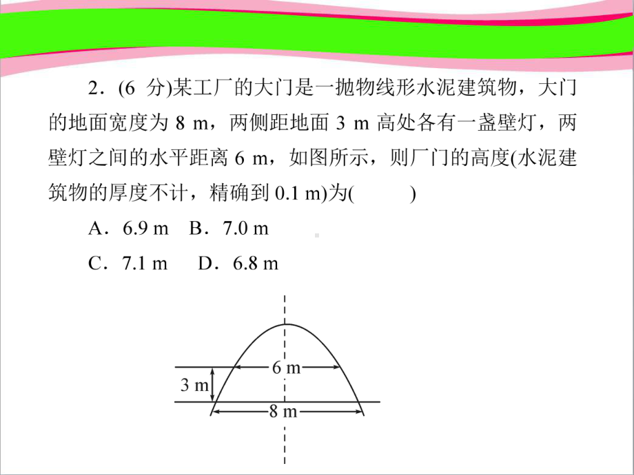 2631运用二次函数解决实际问题公开课一等奖课件.ppt_第3页