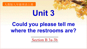 初中九年级英语上Unit 3 Section B 3a 3b课件.ppt-(纯ppt课件,无音视频素材)