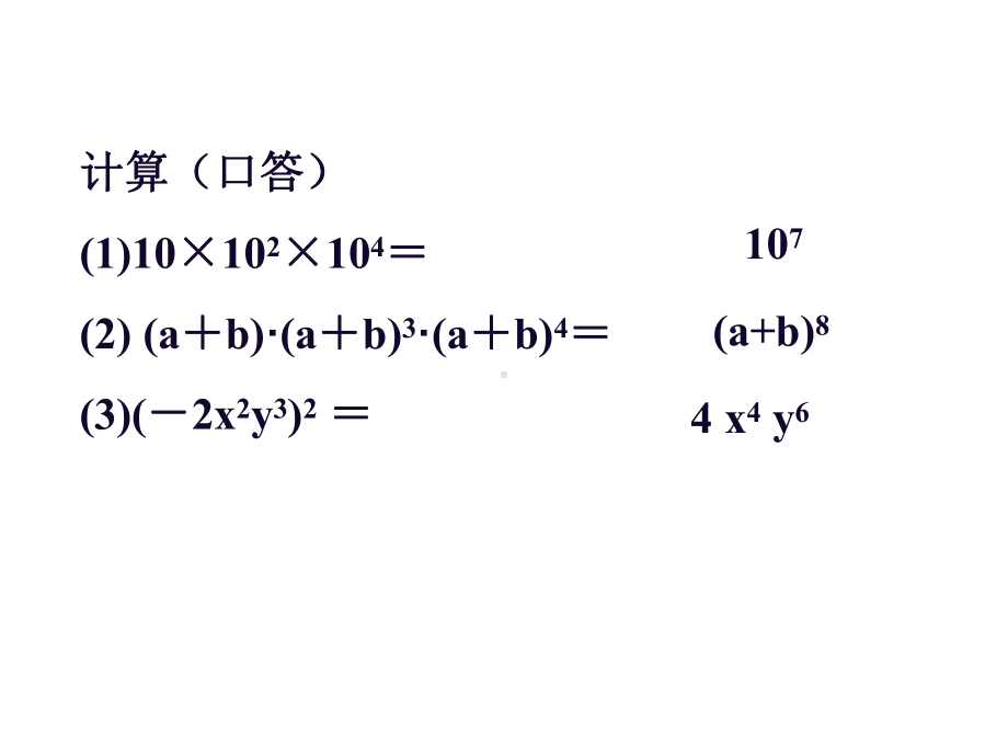 1 1 整式的乘法课件(华东师大八年级上).ppt_第3页