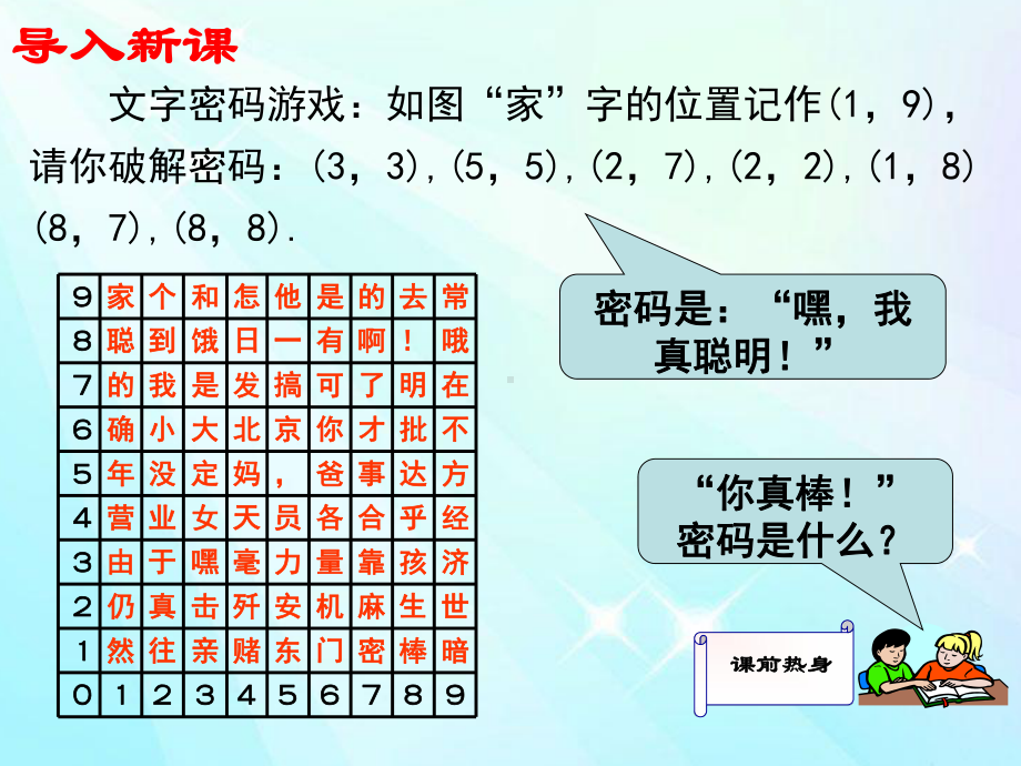 初中八年级数学《321平面直角坐标系》课件.pptx_第2页