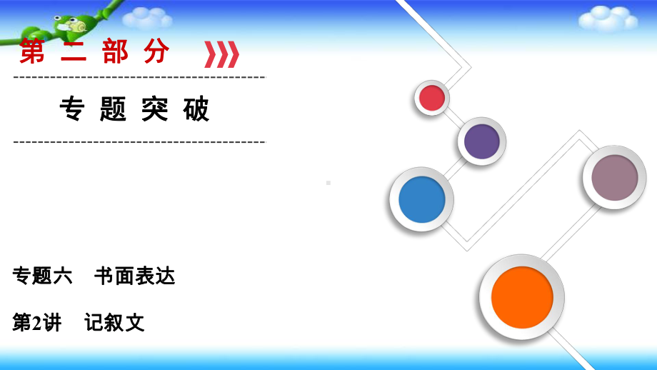 2020届高考英语全优二轮复习课件：专题六书面表达第2讲.ppt_第1页