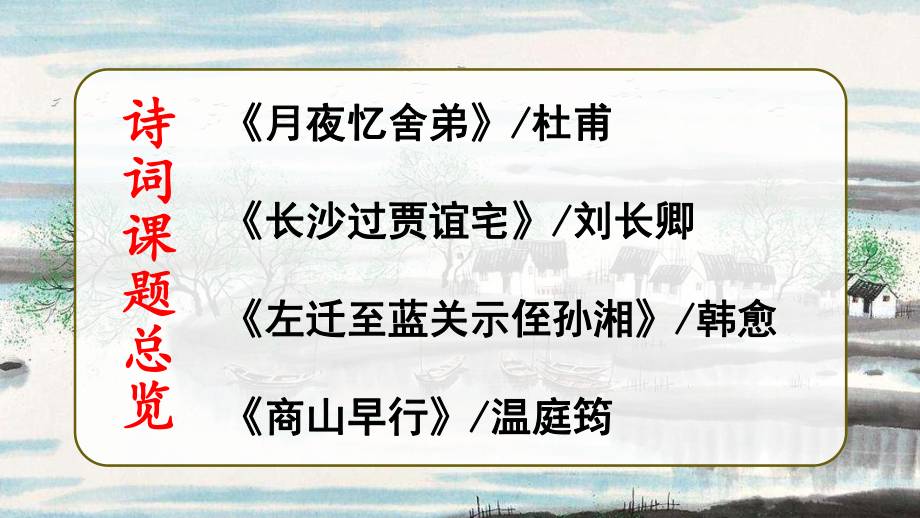 2022年部编语文九上《课外古诗词诵读》课件(公开课).ppt_第2页