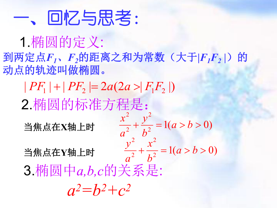 人教版A版高中数学选修1 1：212 椭圆的简单几何性质课件.ppt_第2页