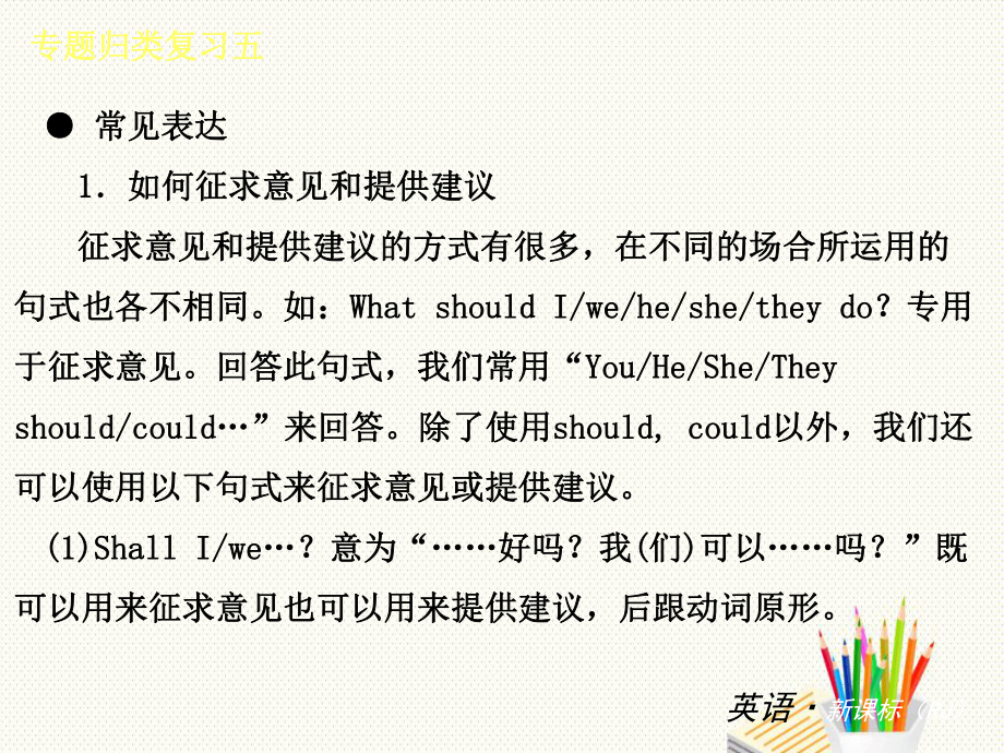 人教八年级英语上册：专题归类复习五 话题情景交际(25)课件.ppt_第2页