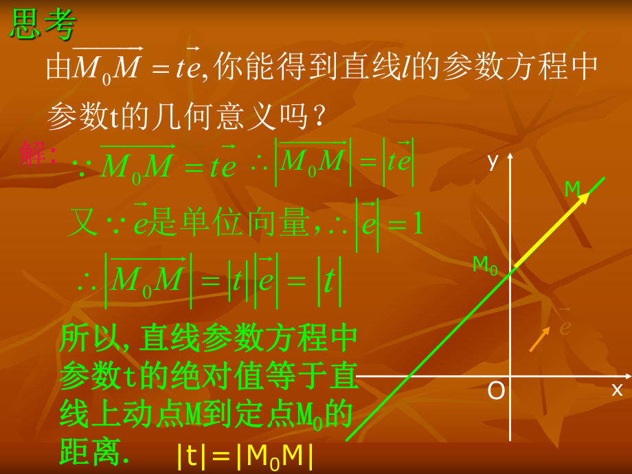 公开课课件 高三数学一轮复习直线的参数方程.pptx_第3页