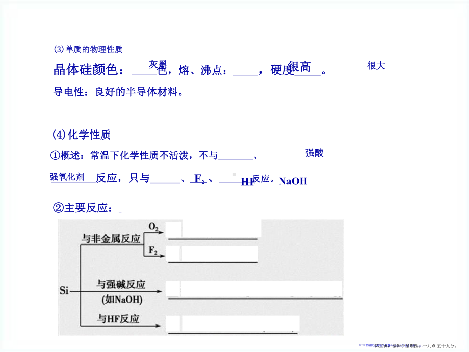 2022届高考化学一轮复习 第2节 硅及其化合物 无机非金属材料课件 大纲人教版2.ppt_第3页