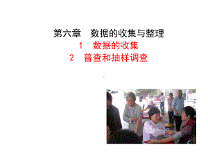 61 数据的收集62普查和抽样调查课件(北师大版七年级上).ppt