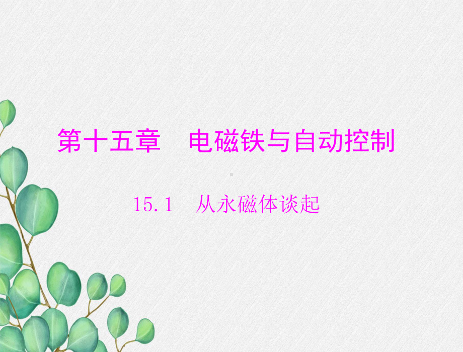 《从永磁体谈起》课件 (公开课获奖)2022年粤教沪科物理.ppt_第3页