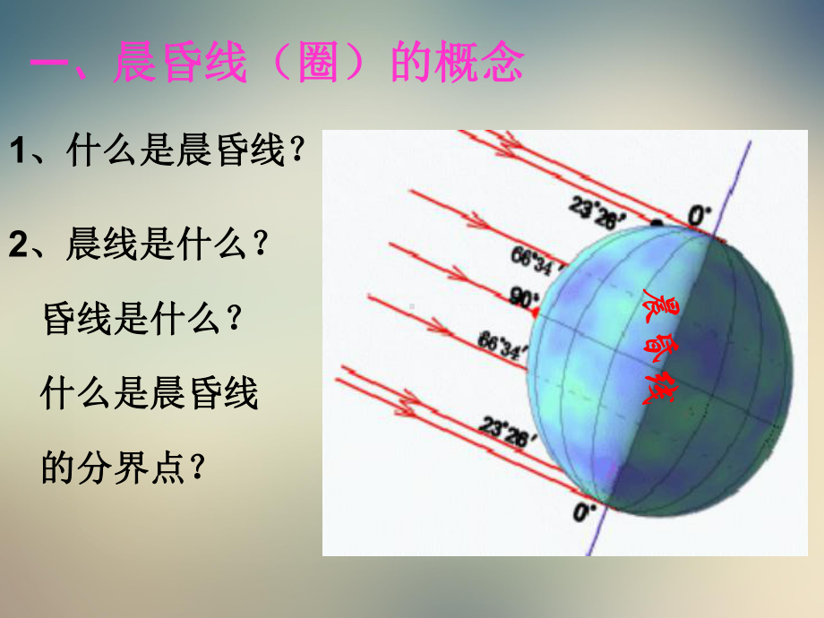 人教版高中地理必修一《地球的运动 晨昏线的判断及其应用》课件.ppt_第2页