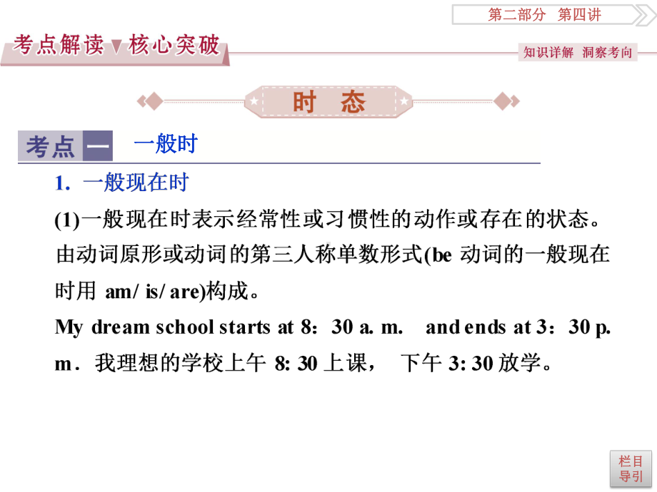 人教版高中英语 专题复习 讲义课件 时态和语态.ppt_第2页