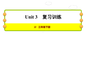 冀教版三年级下册英语Unit 3 Food and Meals复习训练课件.ppt