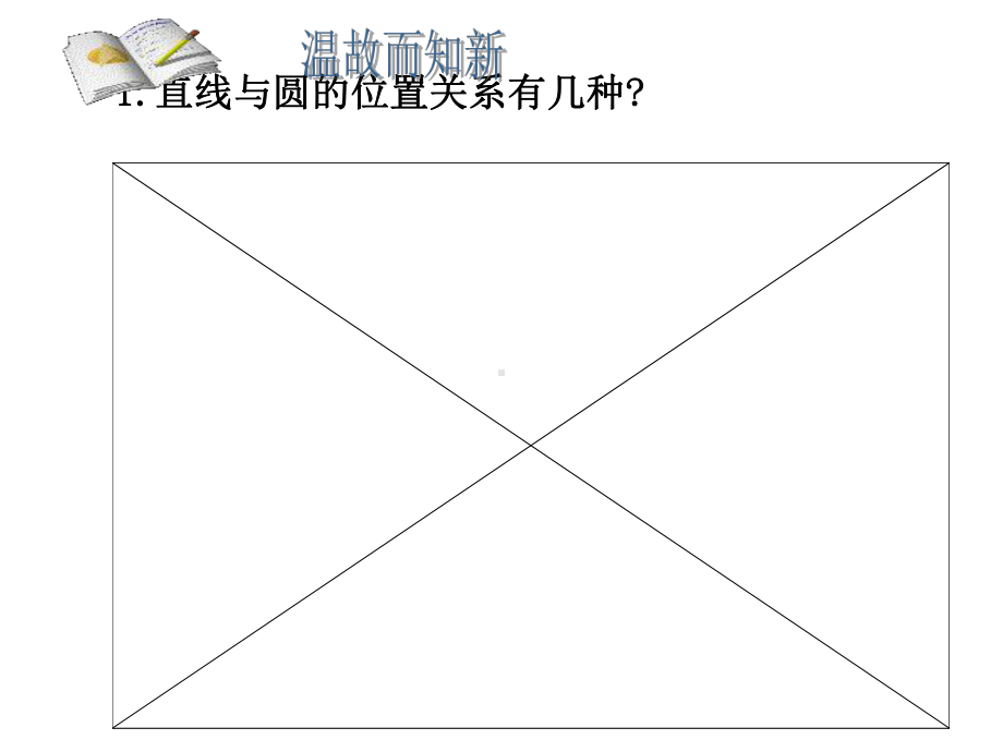 华东师大版九年级下册数学272与圆有关的位置关系(切线复习课)课件.pptx_第3页