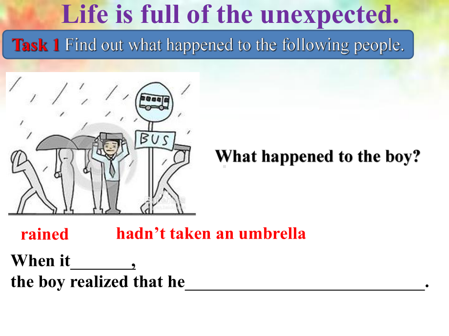 人教版九年级英语全册Unit 12 Life is full of the unexpectedWriting课件.pptx(课件中不含音视频素材)_第2页