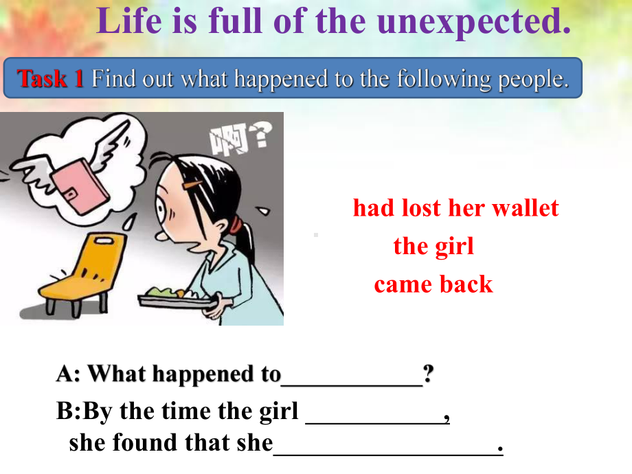 人教版九年级英语全册Unit 12 Life is full of the unexpectedWriting课件.pptx(课件中不含音视频素材)_第3页