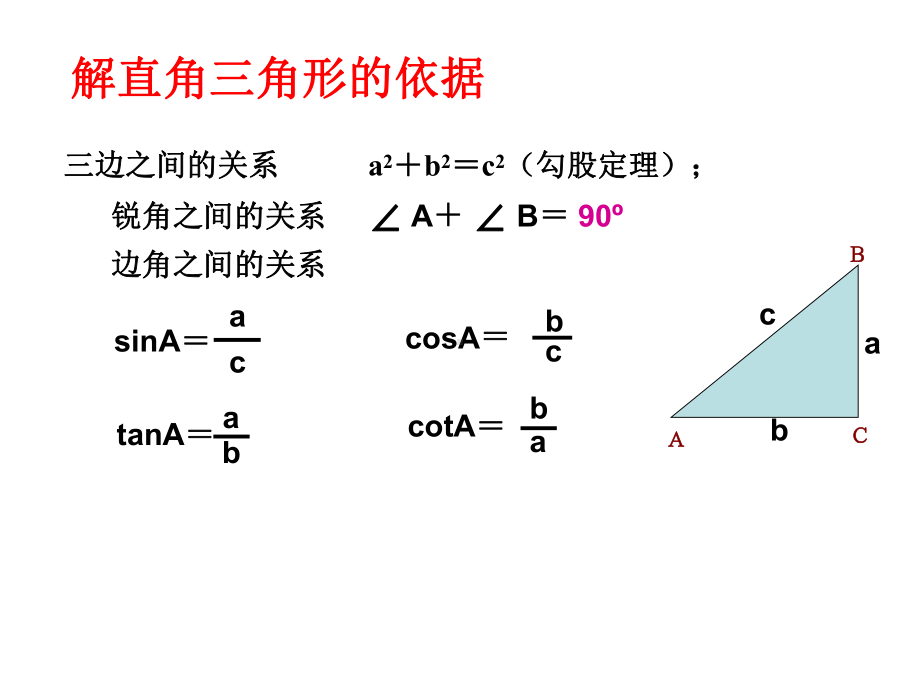 282 解直角三角形及其应用课件1 .ppt_第2页