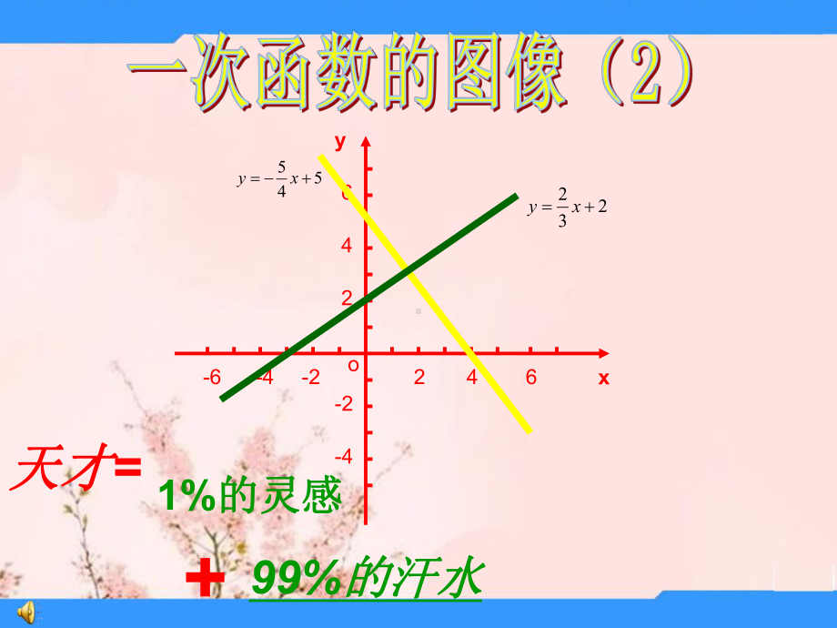 八年级数学上册 《一次函数的图像》课件 北师大版.ppt_第1页