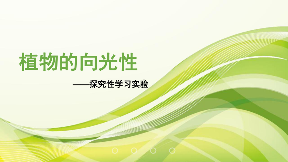 《植物的向光性》教学课件.ppt_第1页