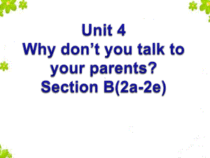 2020—2021学年人教版英语八年级下册 Unit4 Section B(2a 2e)课件.pptx(课件中不含音视频素材)