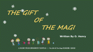 TheGiftOfTheMagi经典短篇小说阅读课件.ppt