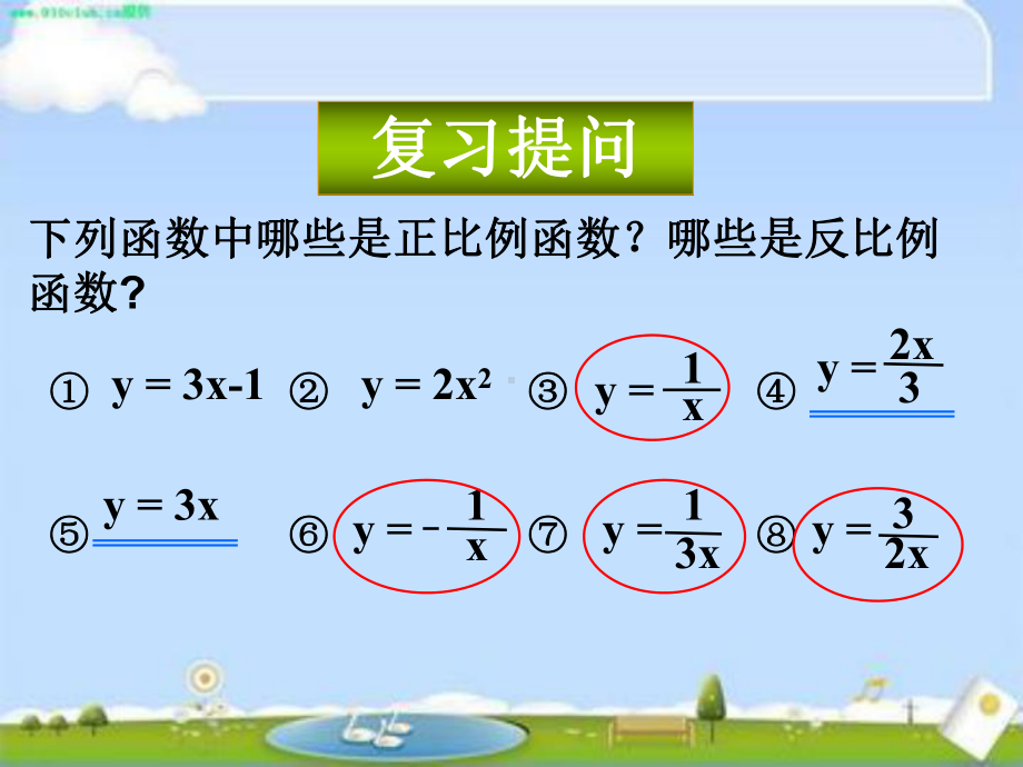 人教版反比例函数复习课件.ppt_第3页