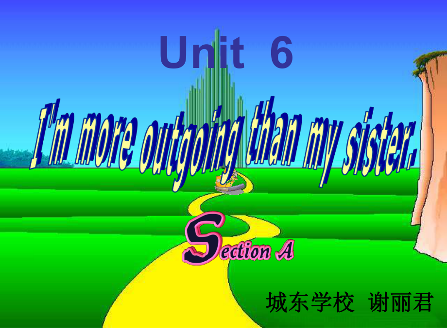 Go for it 八年级(上)unit 6 公开课课件.ppt(课件中不含音视频素材)_第1页