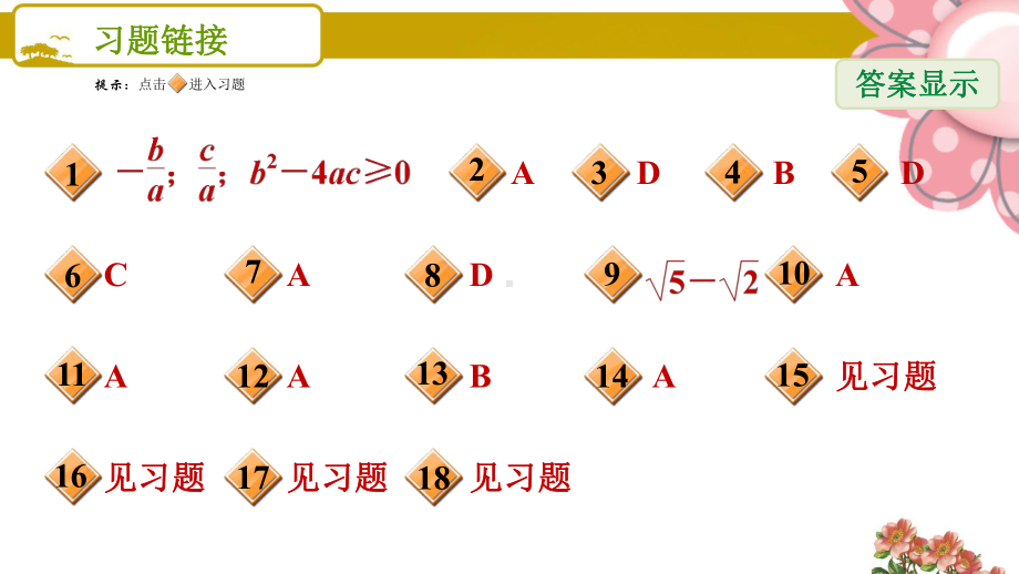 《 一元二次方程根与系数的关系》课件.ppt_第2页