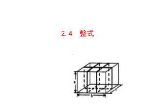 24整式课件(湘教版七年级上).ppt