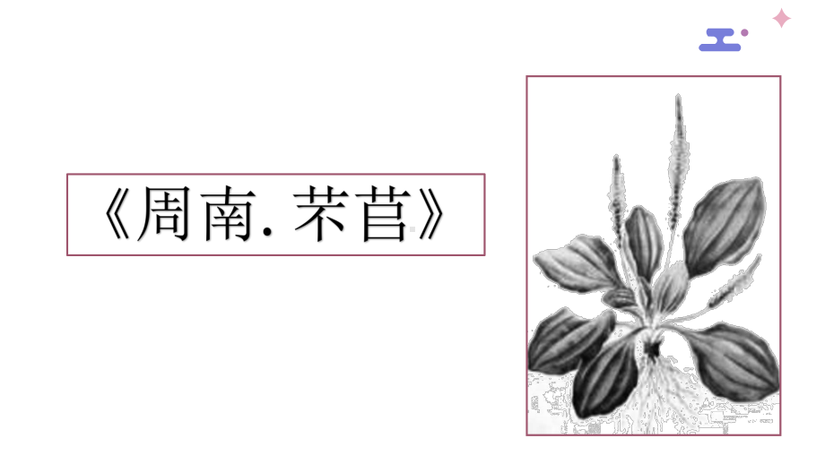 （新教材）《芣苢》课件—语文统编版上册.pptx_第1页