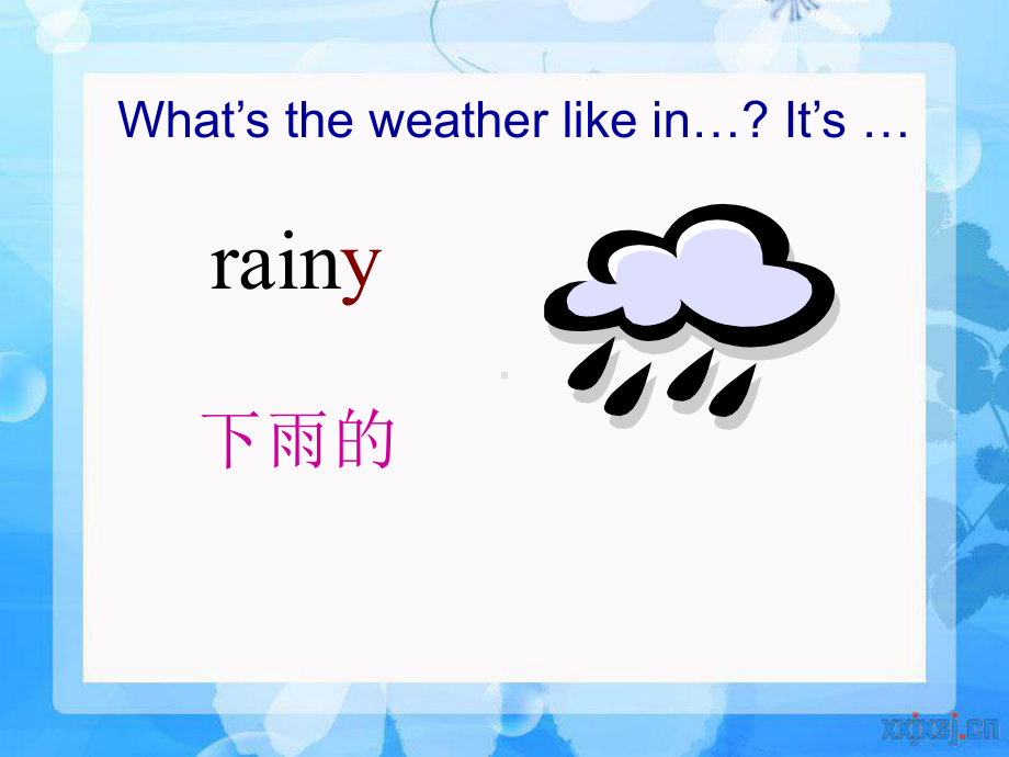 Unit3 Weather第一课时 公开课一等奖课件.ppt(课件中不含音视频素材)_第3页