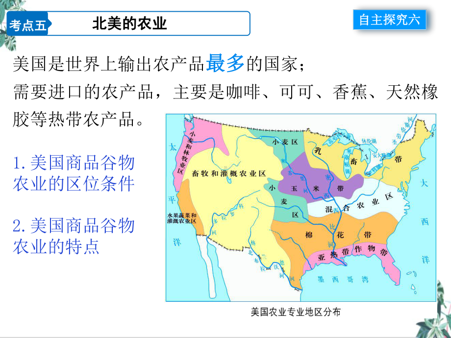 2021届高考一轮复习情境式教学：11、北美教学课件.pptx_第2页