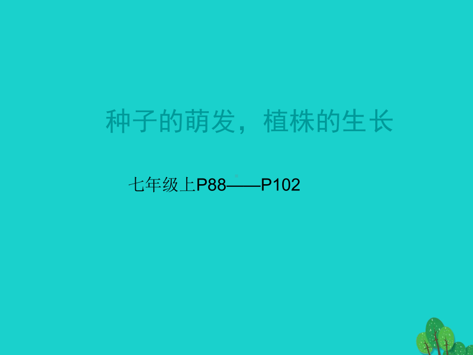 2020年中考生物复习6 《种子的萌发和植株的生长》课件.pptx_第1页