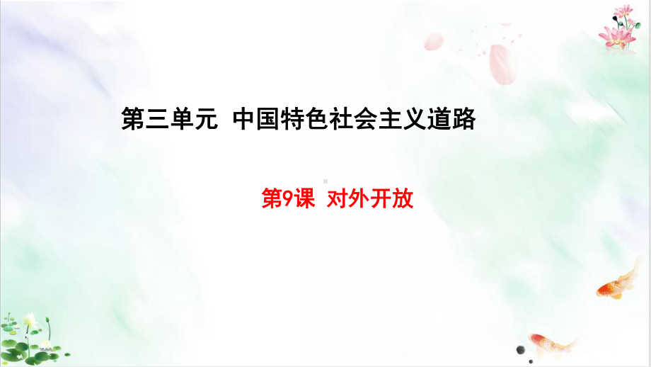 《对外开放》优秀版课件.ppt_第1页