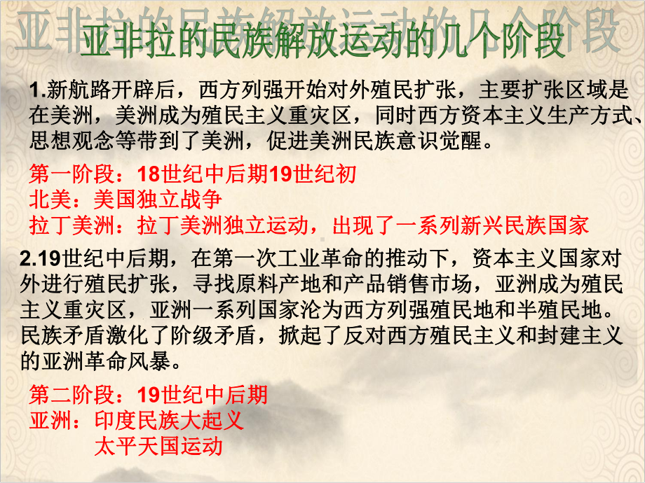 人教部编版历史九年级下册第12课亚非拉民族民主运动的高涨 优秀课件.pptx_第1页