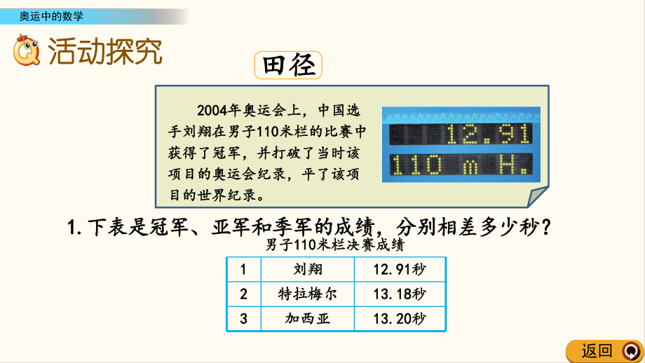 北师大版四年级数学下册数学好玩2 奥运中的数学(优质课件).pptx_第3页