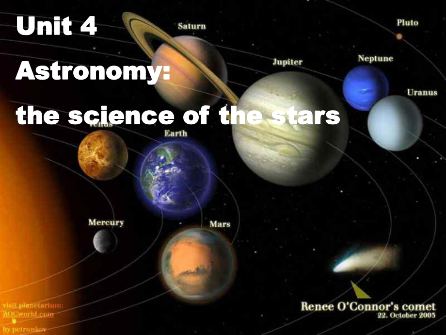 astronomy the science of the stars公开课一等奖课件 高中英语.ppt_第1页