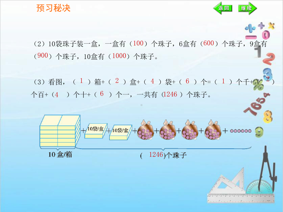 人教版二年级下册数学课件第七单元第1课时1000以内数的认识.ppt_第3页