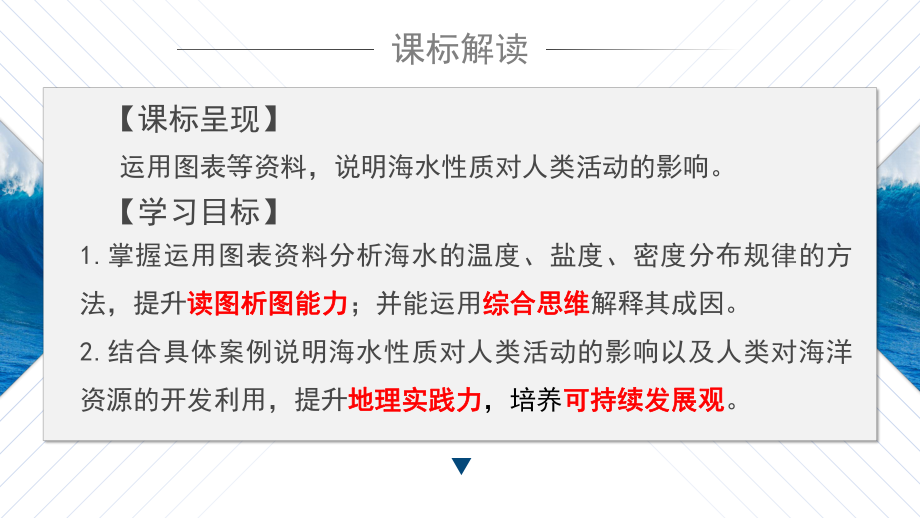 人教版高一地理上册第三章第二节海水的性质课件.pptx_第2页