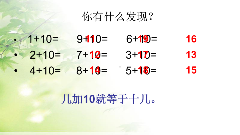 人教版一年级数学上册10加几及相应的减法课件优质.pptx_第2页