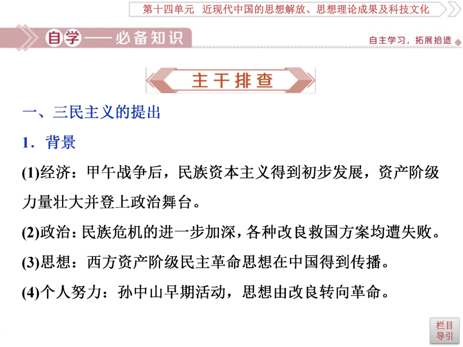 2020届一轮复习人教版：第44讲 20世纪以来的重大思想理论成果 教学用 .ppt_第2页