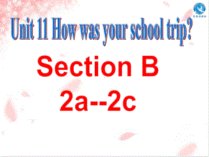 Unit11How was your school tripSection B 2a 2c公开课一等奖课件.ppt(课件中不含音视频素材)