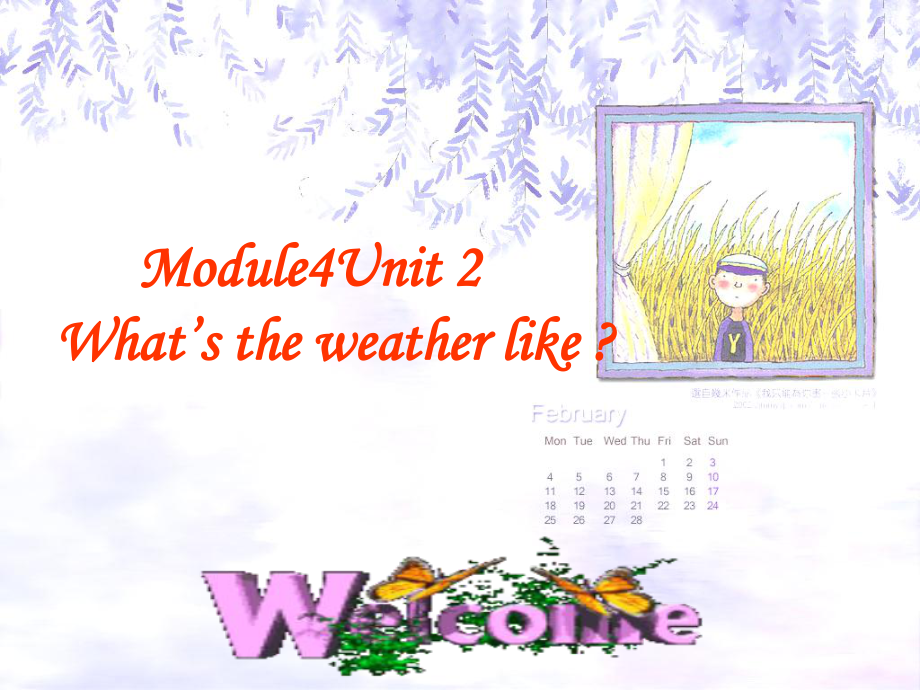 Starter Module4 My everyday life Unit 2 Whats the weather like课件(外研版七上).ppt(课件中不含音视频素材)_第1页