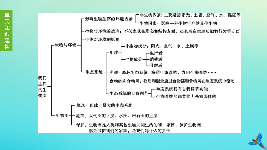 (连云港专版)2020中考生物复习方案第2单元我们生活的生物圈第02课时生物圈生物之间的食物关系生态系统课件.pptx_第1页