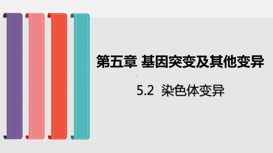 人教版新教材《染色体变异》优质课件2.pptx(课件中无音视频)_第1页