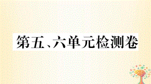 九年级历史下册第五六单元检测卷 新人教版课件.ppt