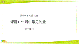 《生活中常见的盐》 第二课时 示范课教学课件（初中化学人教版九年级下册）.pptx