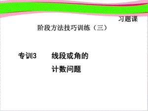 专训线段或角的计数问题公开课课件.ppt