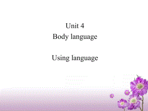 人教高中英语必修4Unit4Using language课件.pptx(课件中不含音视频素材)